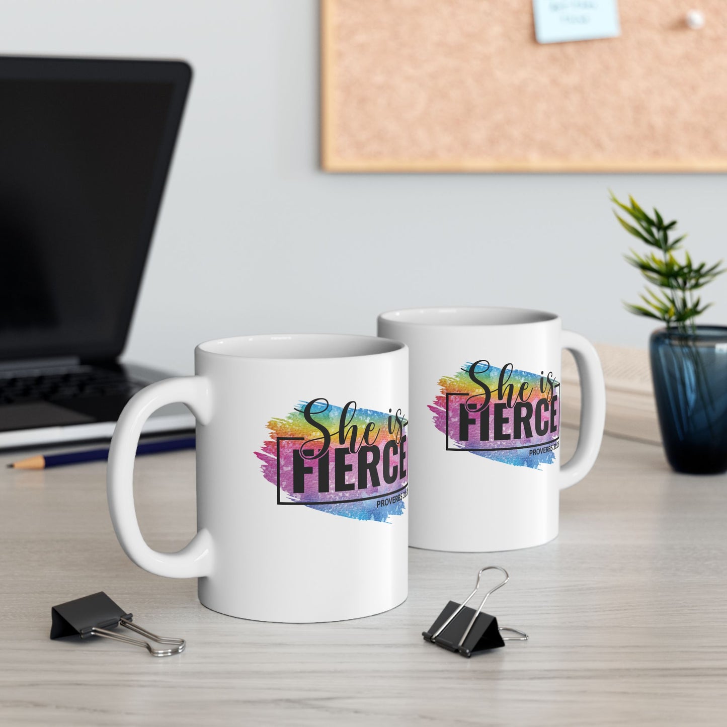 She Is Fierce | 11oz Mug| White