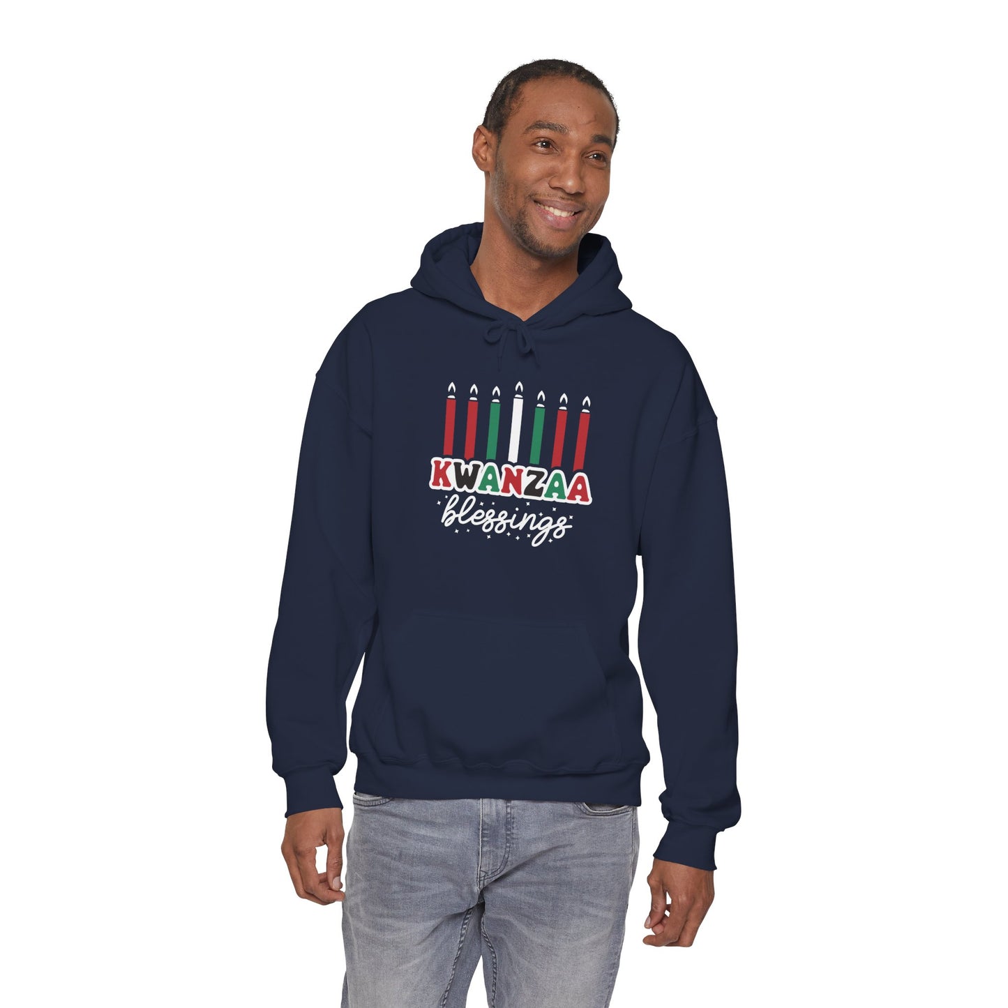 Kwanza Blessings | Version 1|Hooded Sweatshirt