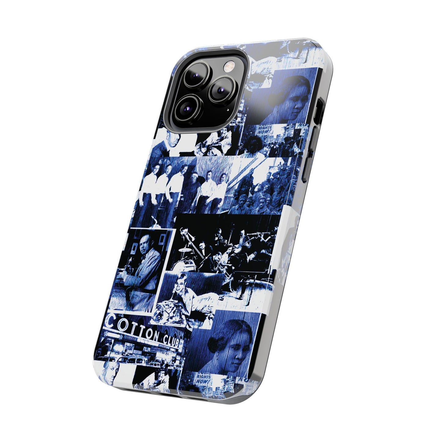 Black History 1920's Greatness (Blue) (Black Version) iIPhone Case
