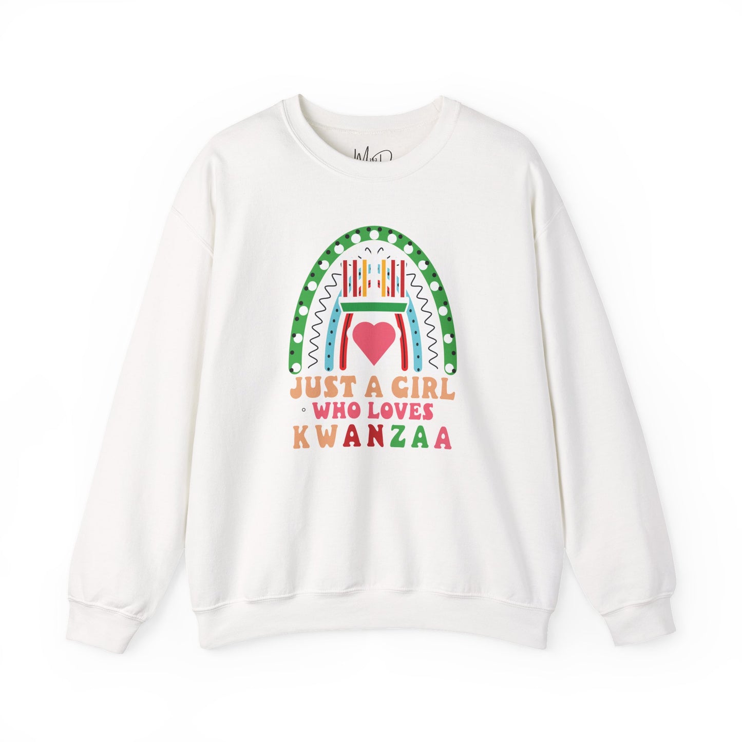 Just A Girl Who Loves Kwanza | Version 1| Crewneck Sweatshirt