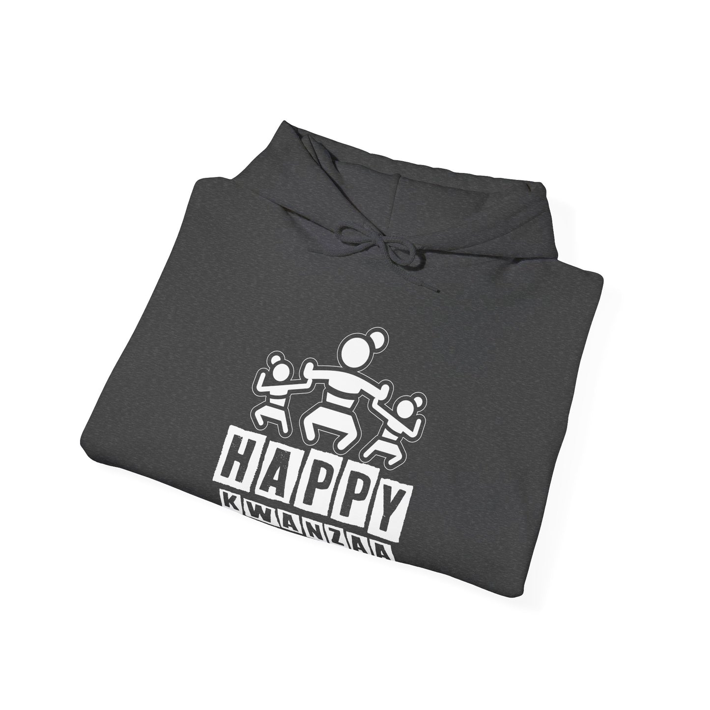Happy Kwanza Squad | Version 1|White Font| Hooded Sweatshirt
