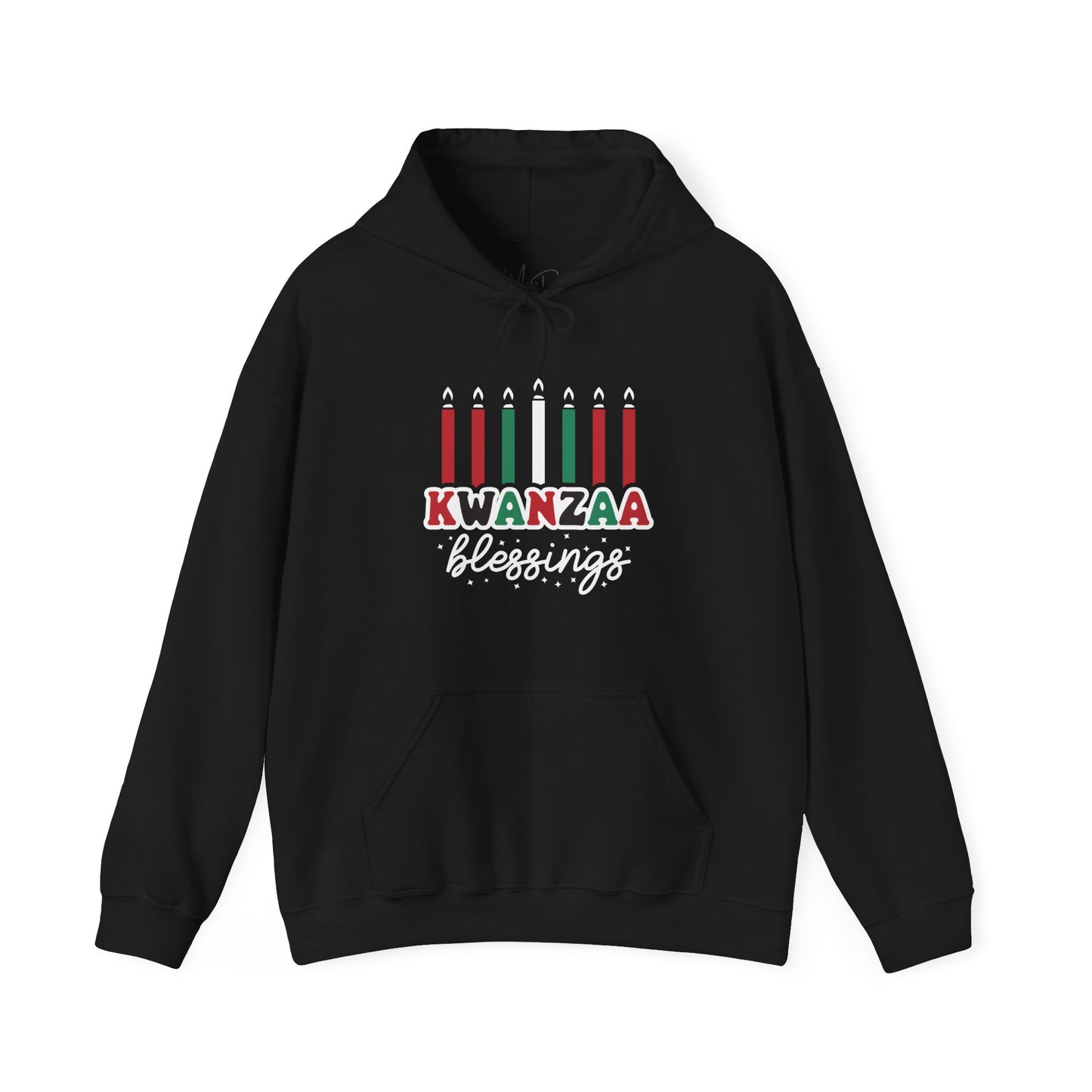 Kwanza Blessings | Version 1|Hooded Sweatshirt