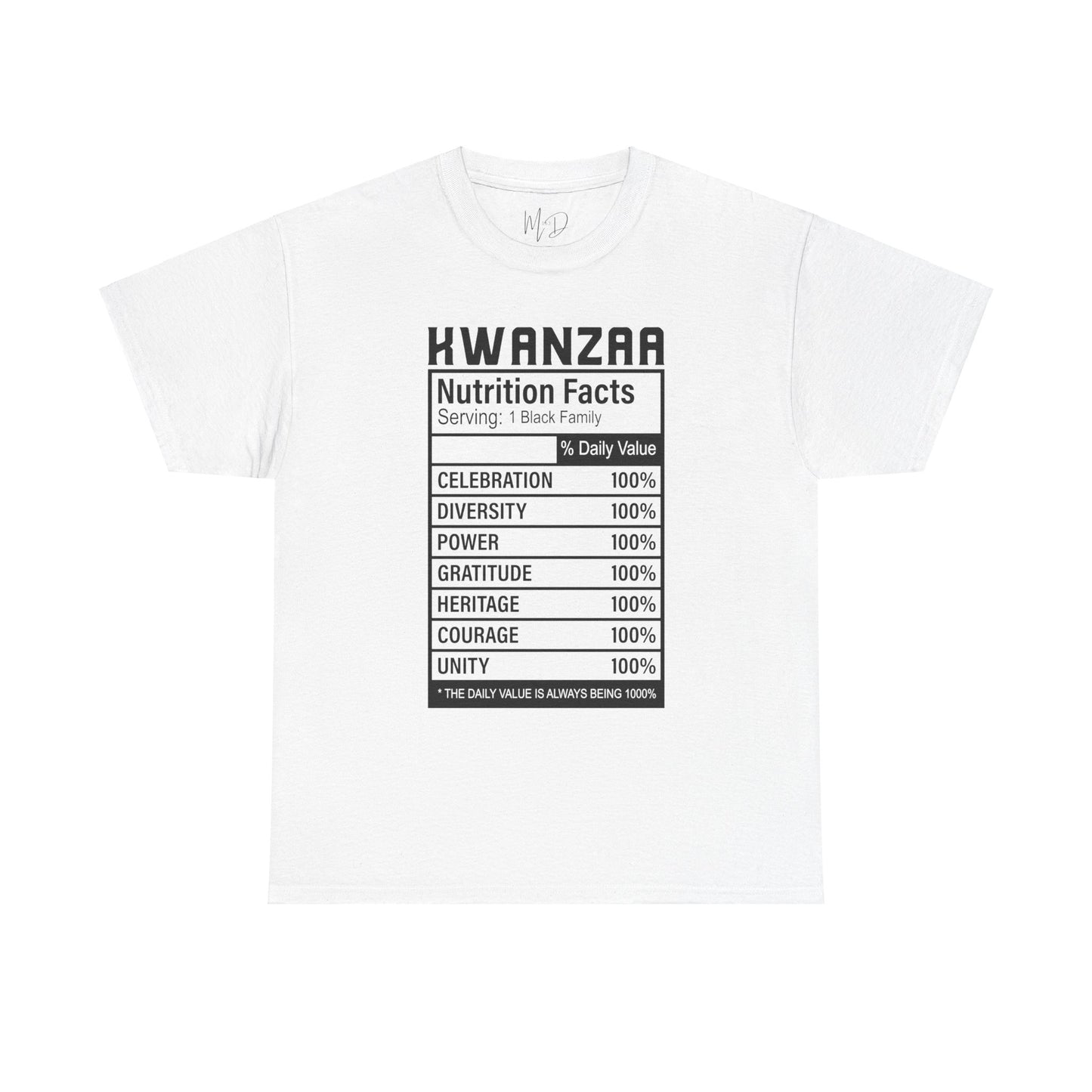 Kwanza Nutritional Facts | T-Shirt