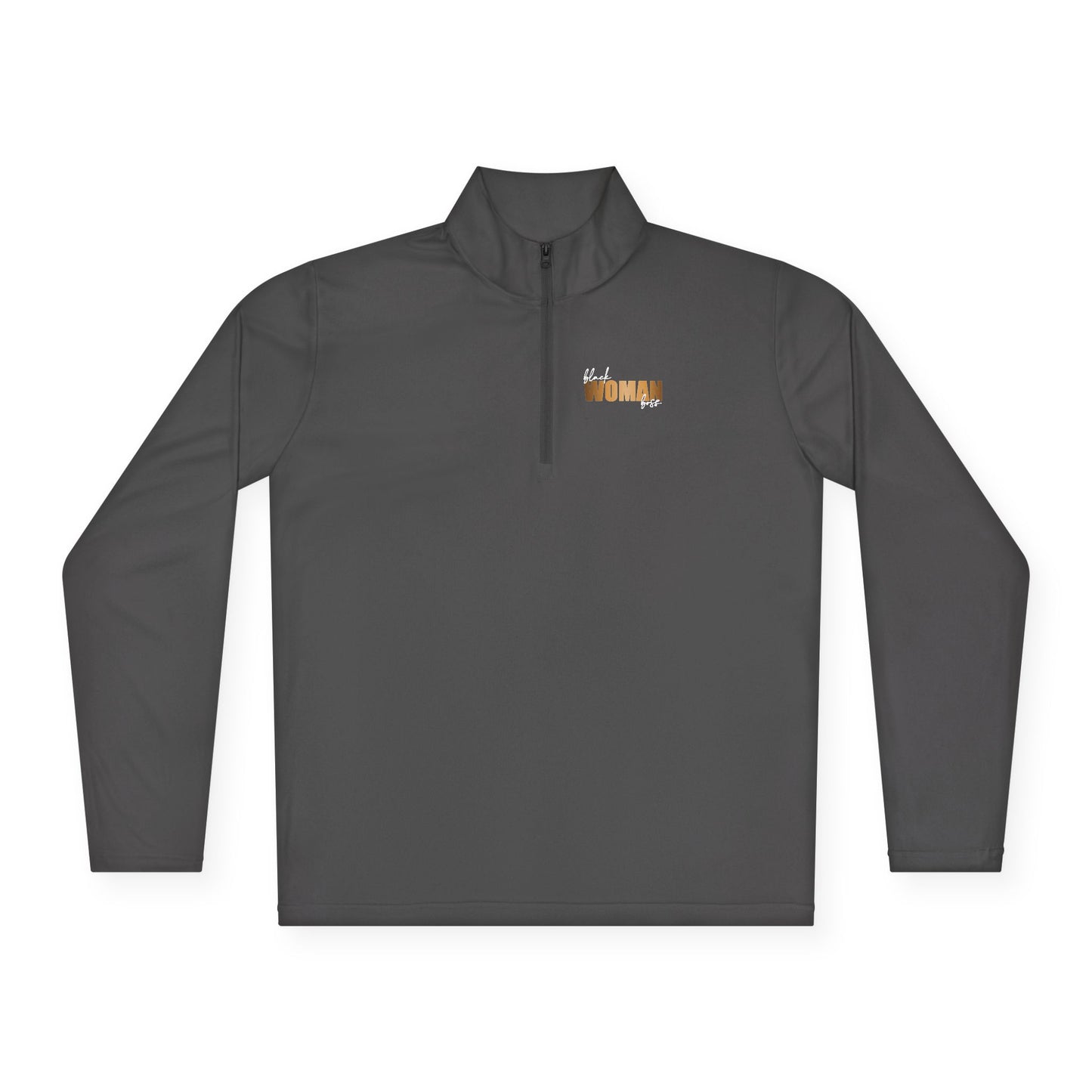 Black Women Boss |Quarter Zip Pullover| 2-Sided Print
