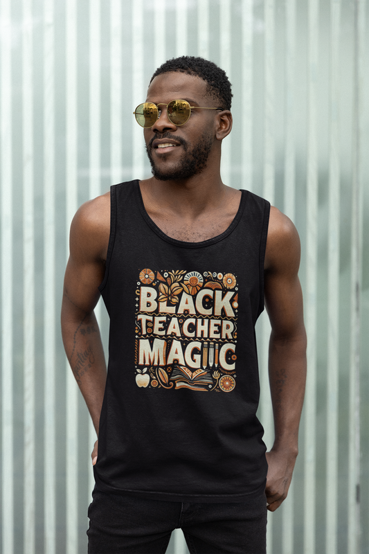 Black Teacher Magic (Fall) Tank Top Unisex